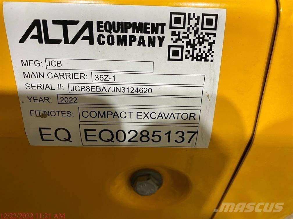 JCB 35Z-1 Mini bageri <7t