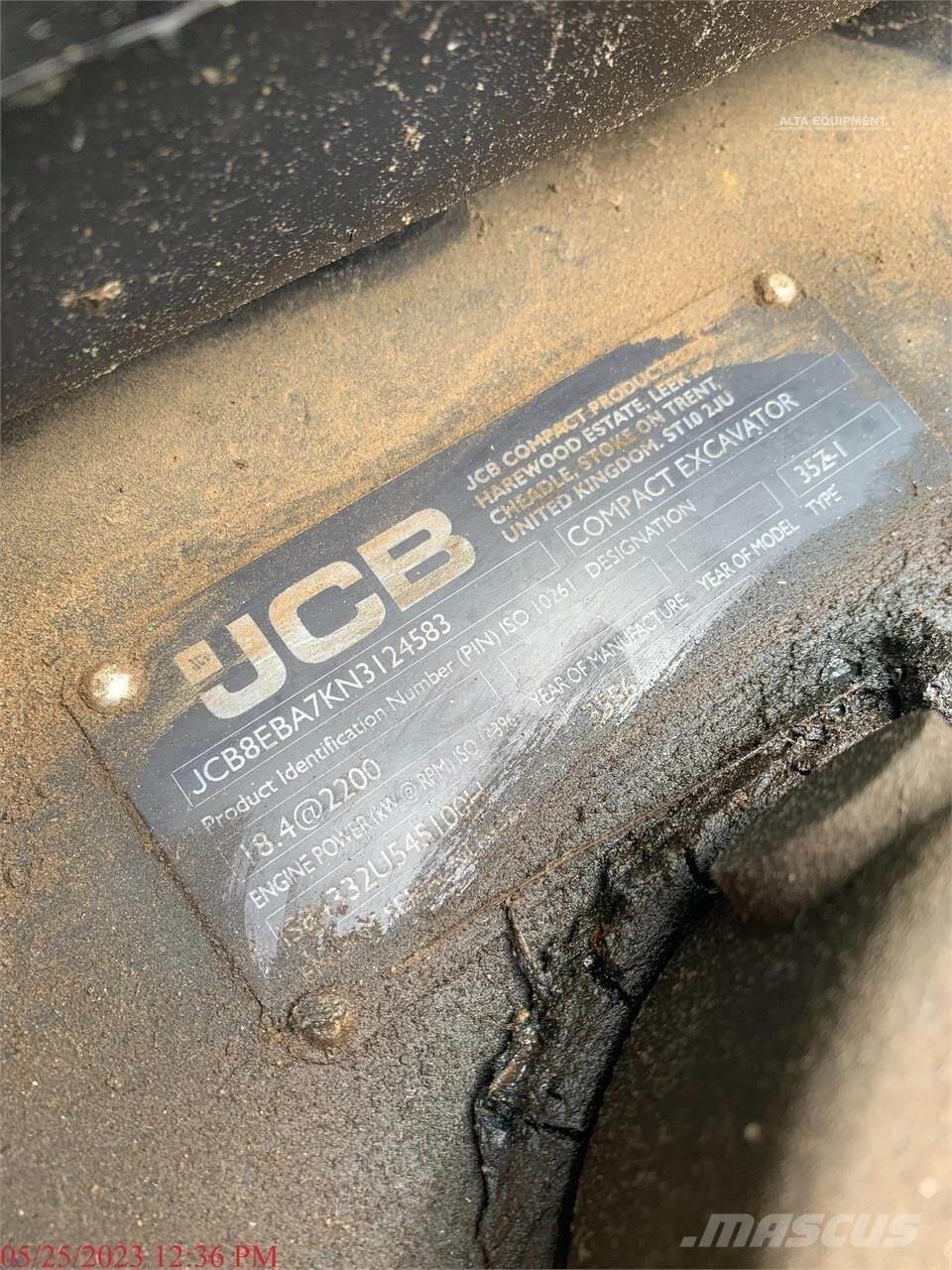 JCB 35Z-1 Mini bageri <7t