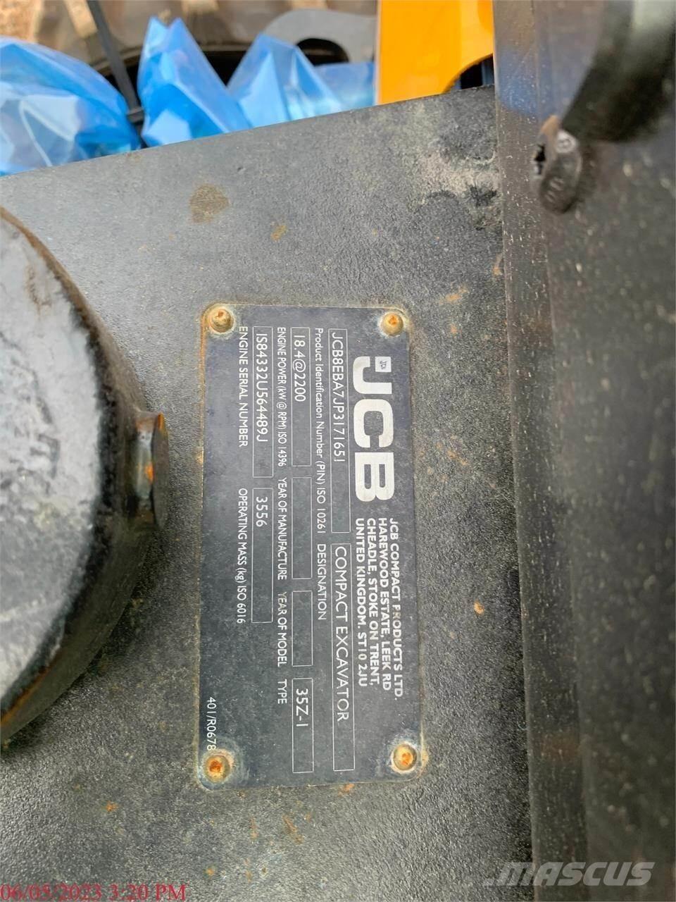 JCB 35Z-1 Mini bageri <7t