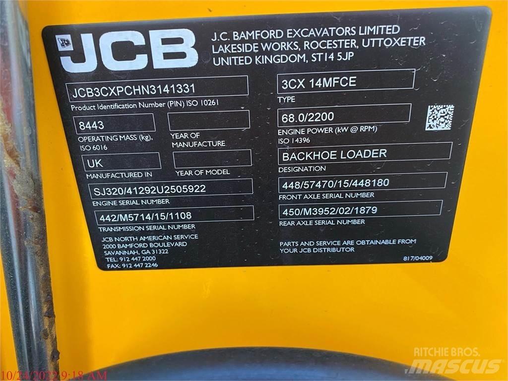 JCB 3CX14 Utovarni rovokopači