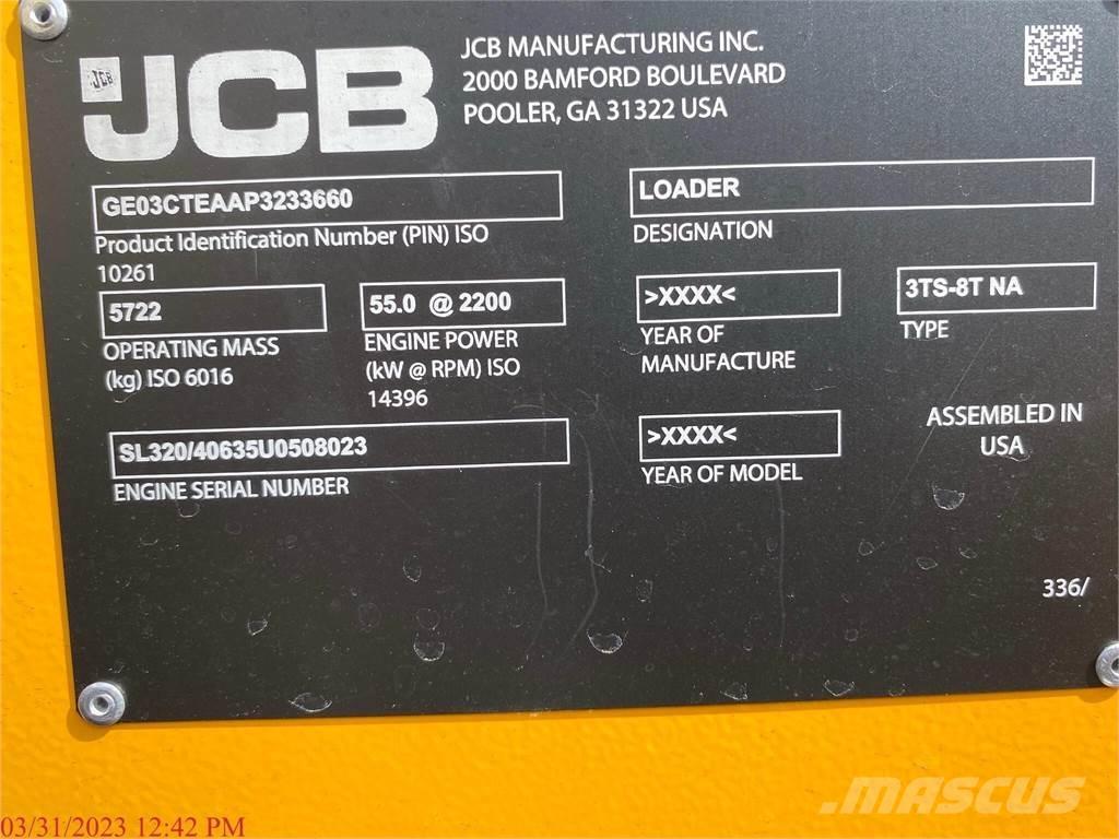JCB 3TS-8T Skid steer mini utovarivači