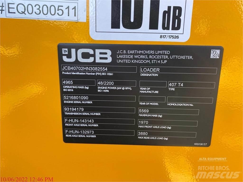 JCB 407 Utovarivači na kotačima
