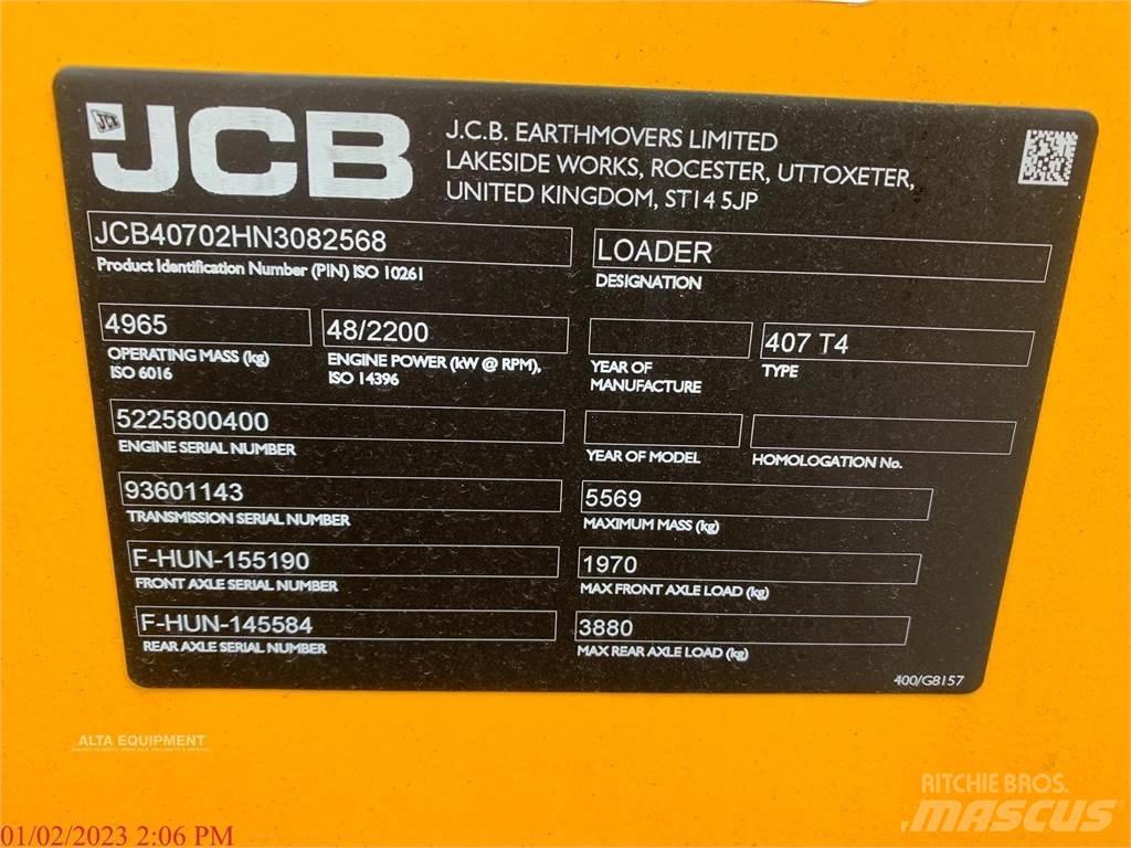 JCB 407B Utovarivači na kotačima