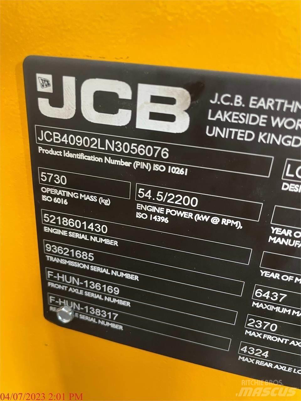 JCB 409 Utovarivači na kotačima