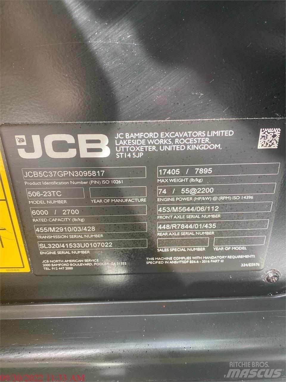 JCB 506-23TC Teleskopski viličari