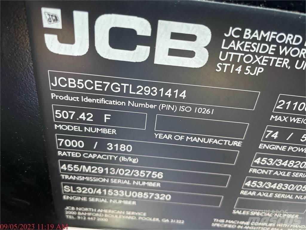 JCB 507-42 Teleskopski viličari