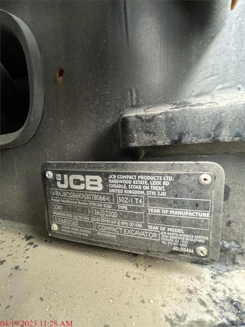JCB 50Z-1 Mini bageri <7t