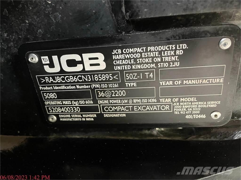 JCB 50Z-1 Mini bageri <7t