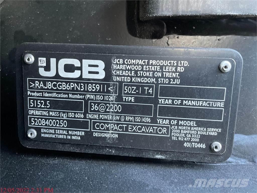 JCB 50Z-1 Mini bageri <7t