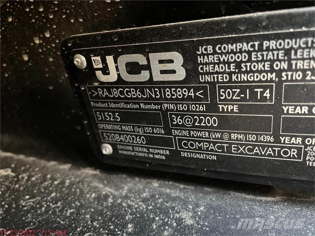 JCB 50Z-1 Mini bageri <7t
