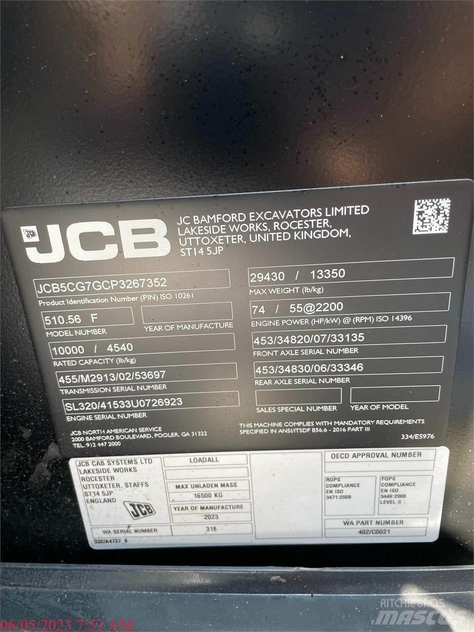 JCB 510-56 Teleskopski viličari
