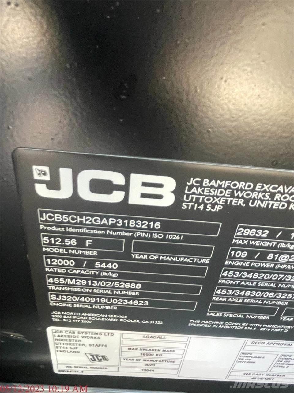JCB 512-56 Teleskopski viličari