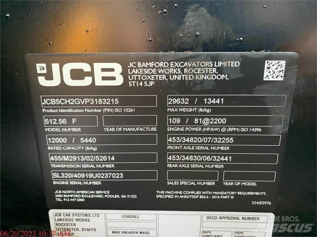 JCB 512-56 Teleskopski viličari
