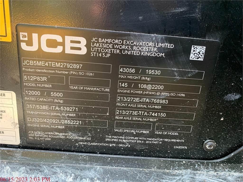 JCB 512-83R Teleskopski viličari