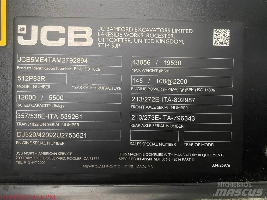 JCB 512-83R Teleskopski viličari
