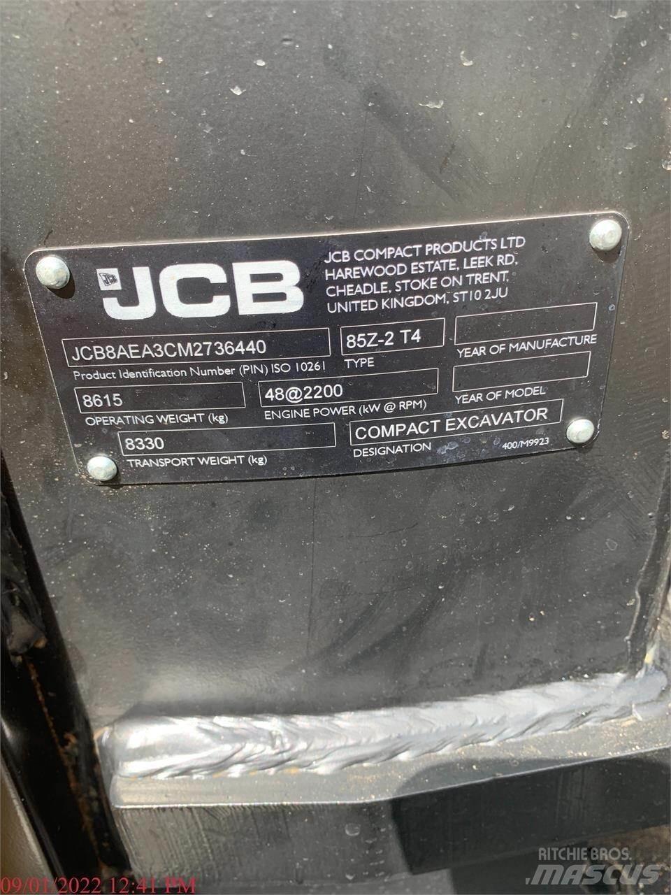 JCB 85Z-2 Bageri gusjeničari