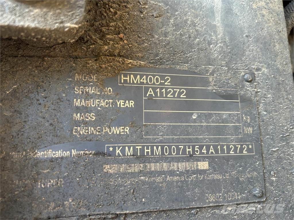 Komatsu HM400-2 Zglobni demperi