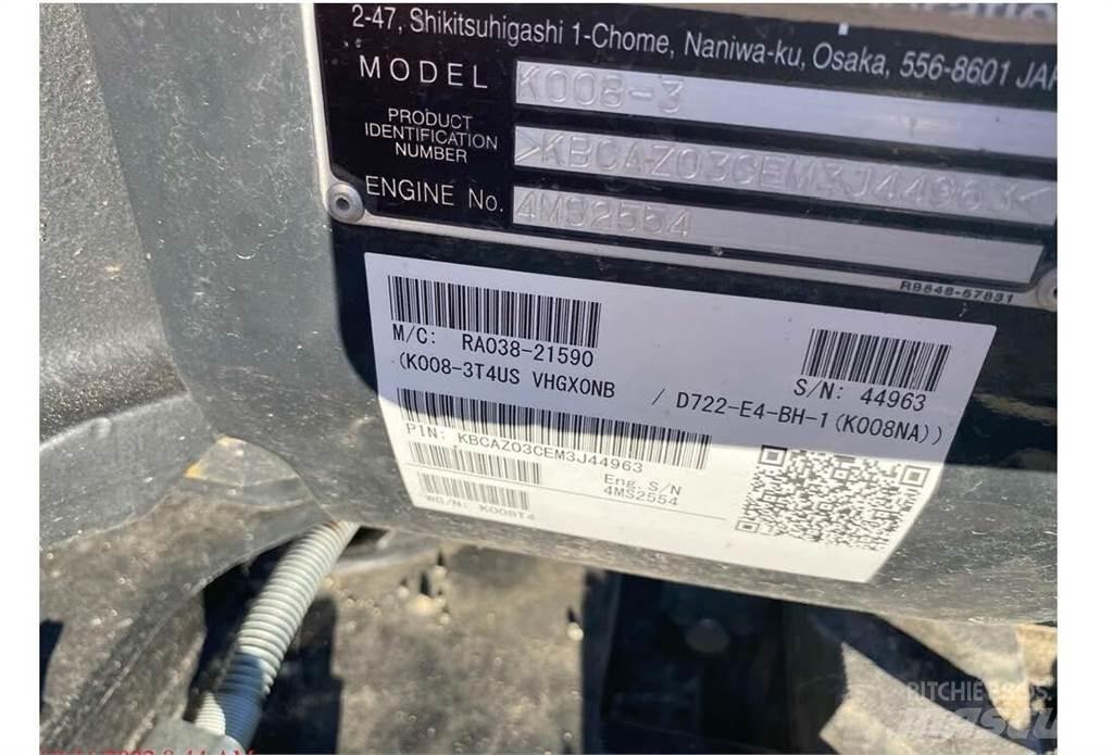 Kubota K008 Mini bageri <7t