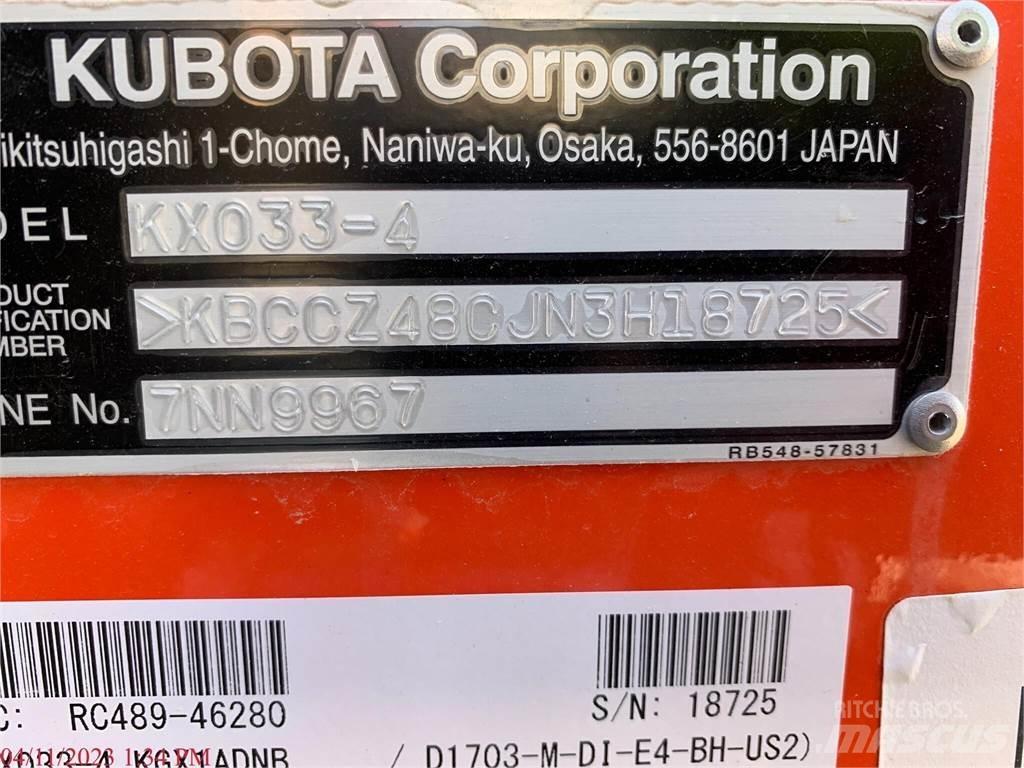 Kubota KX033-4 Mini bageri <7t