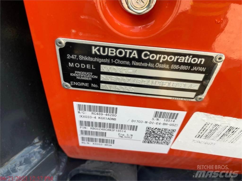 Kubota KX033-4 Mini bageri <7t