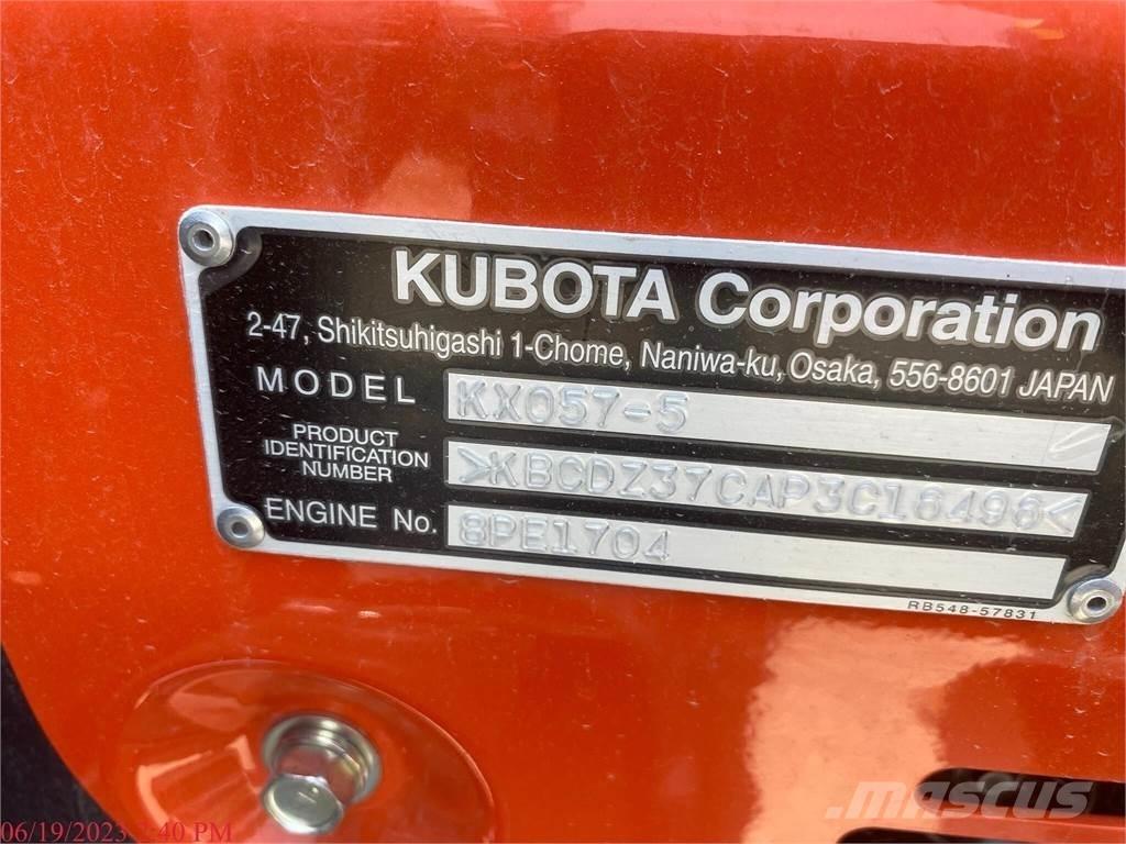 Kubota KX057-5 Bageri gusjeničari