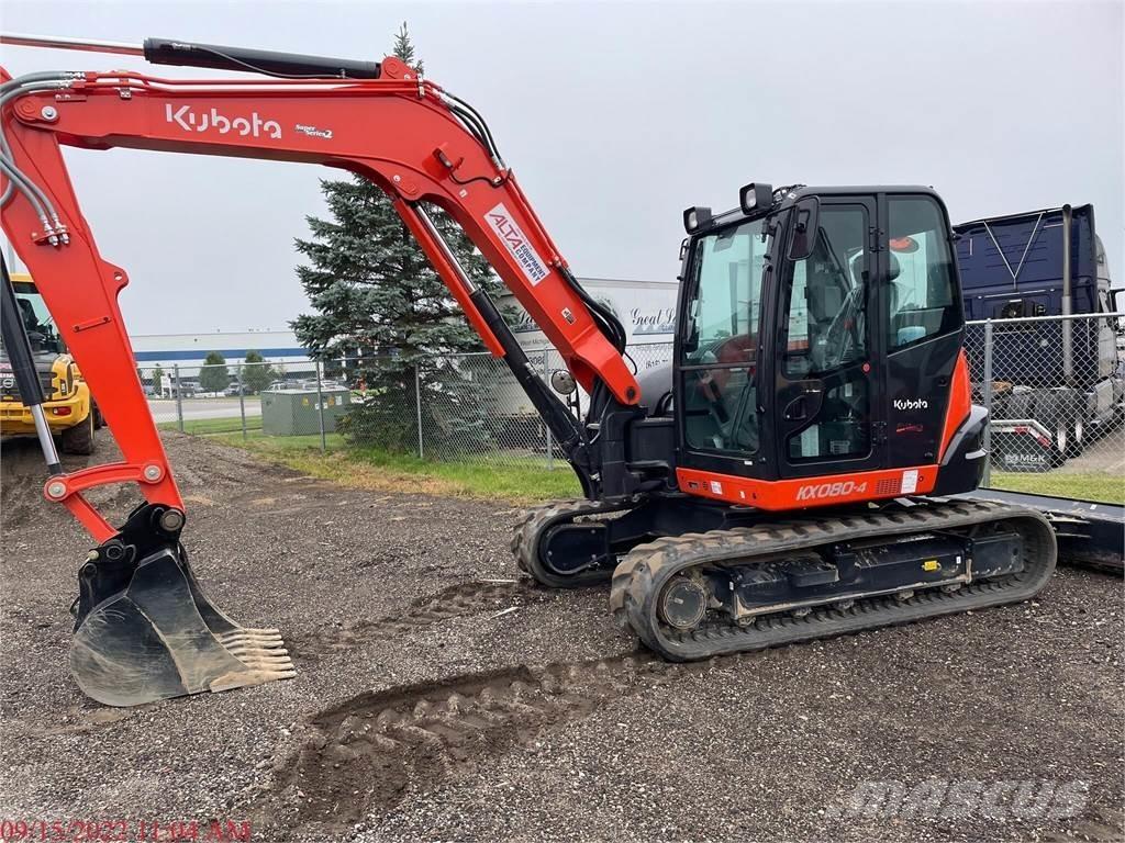 Kubota KX080-4 Bageri gusjeničari
