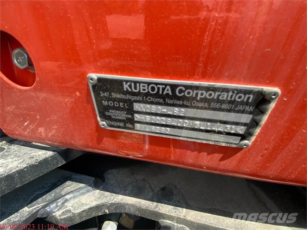 Kubota KX080-4 Bageri gusjeničari