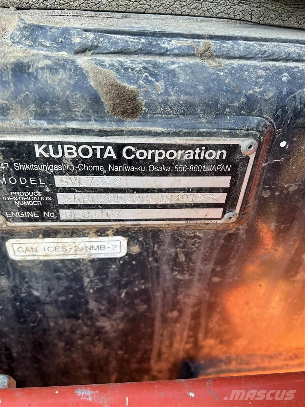Kubota SVL75-2 Skid steer mini utovarivači