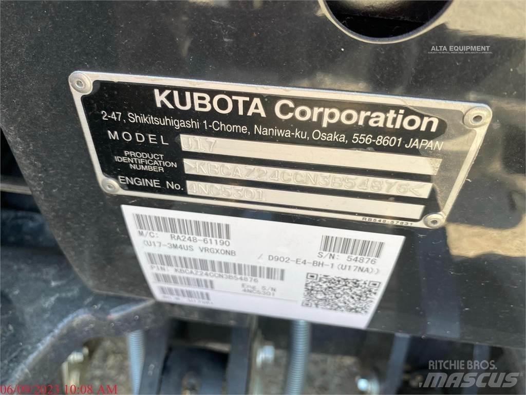 Kubota U17 Mini bageri <7t