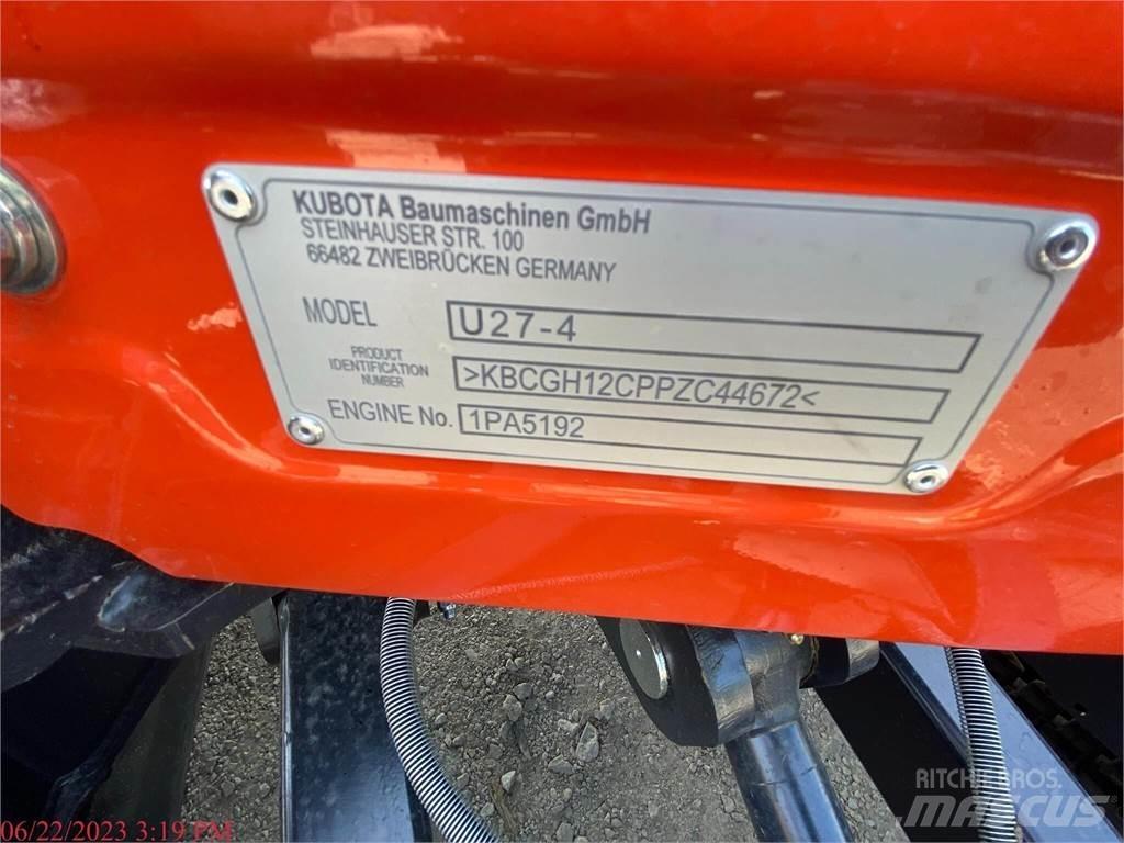 Kubota U27-4 Mini bageri <7t