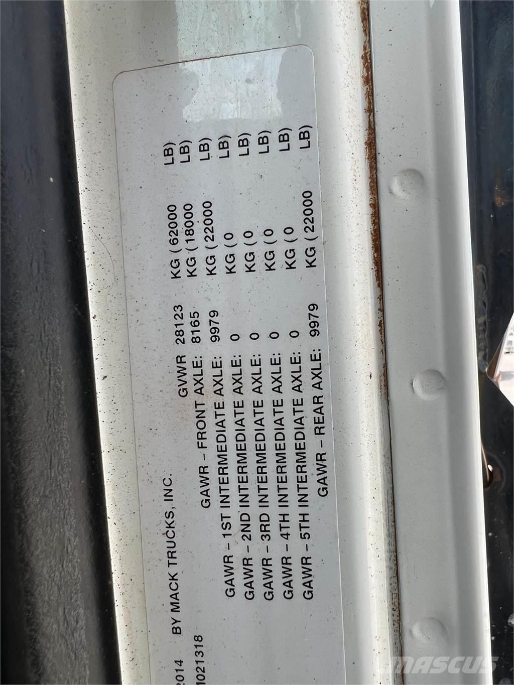 Mack GRANITE GU713 Građevinarstvo – ostalo
