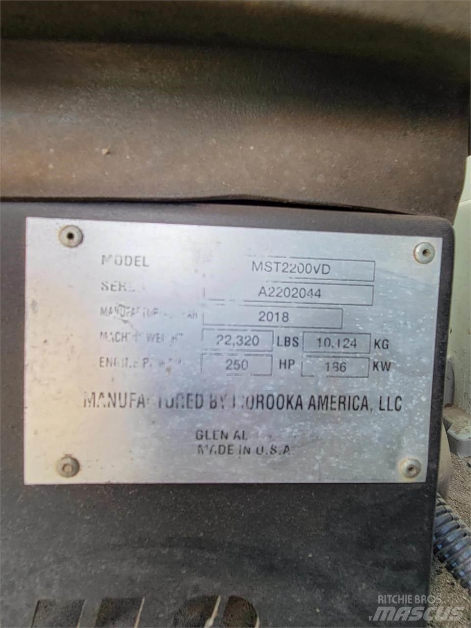 Morooka MST2200VD Demperi na gusjenice