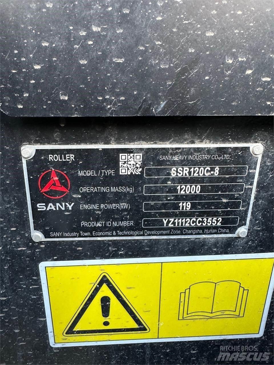 Sany SSR120C-8 Valjci sa dvojnim bubnjem