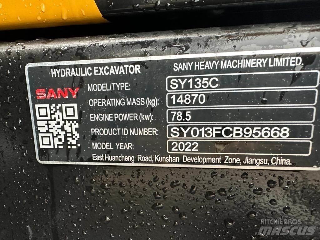 Sany SY135C Bageri gusjeničari