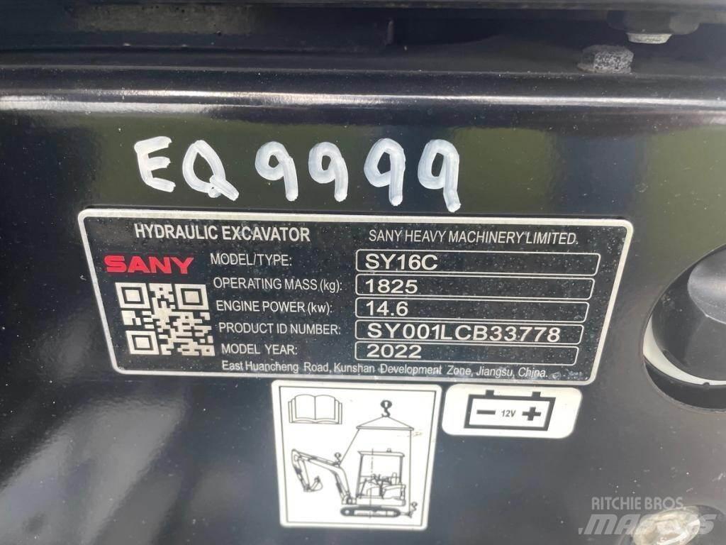 Sany SY16C Mini bageri <7t