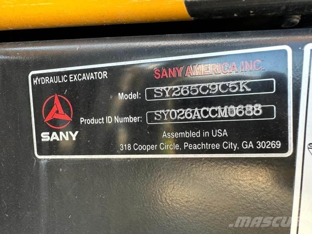 Sany SY265C LC Bageri gusjeničari