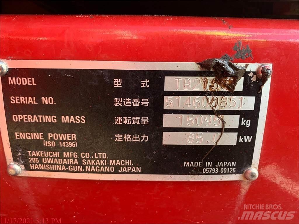 Takeuchi TB2150 Bageri gusjeničari