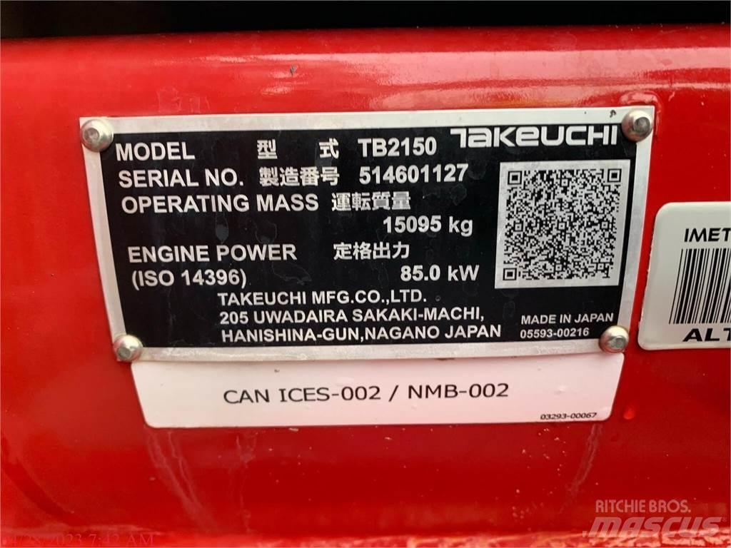 Takeuchi TB2150 Bageri gusjeničari