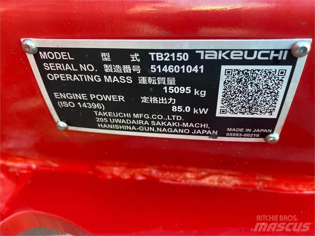 Takeuchi TB2150 Bageri gusjeničari