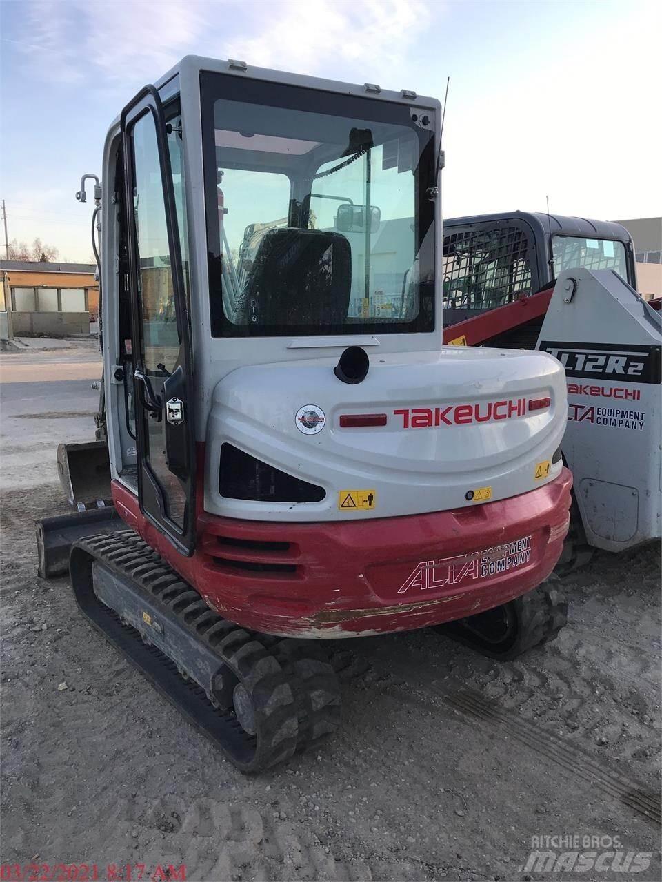 Takeuchi TB240 Mini bageri <7t