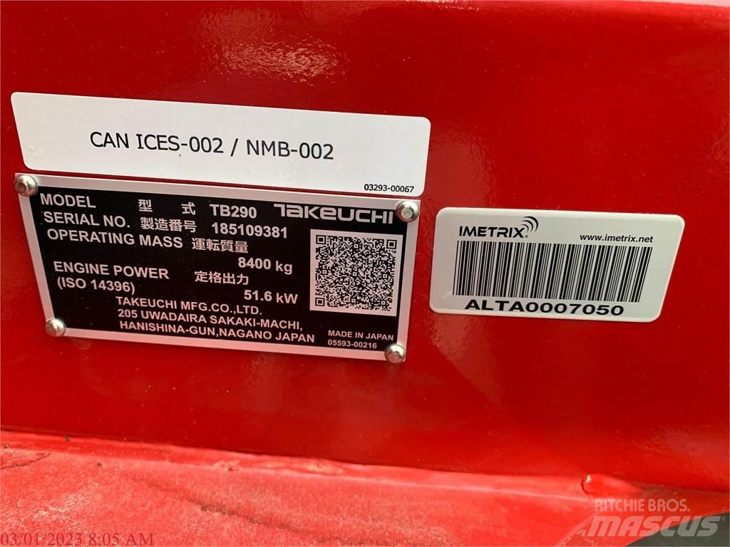Takeuchi TB290 Bageri gusjeničari