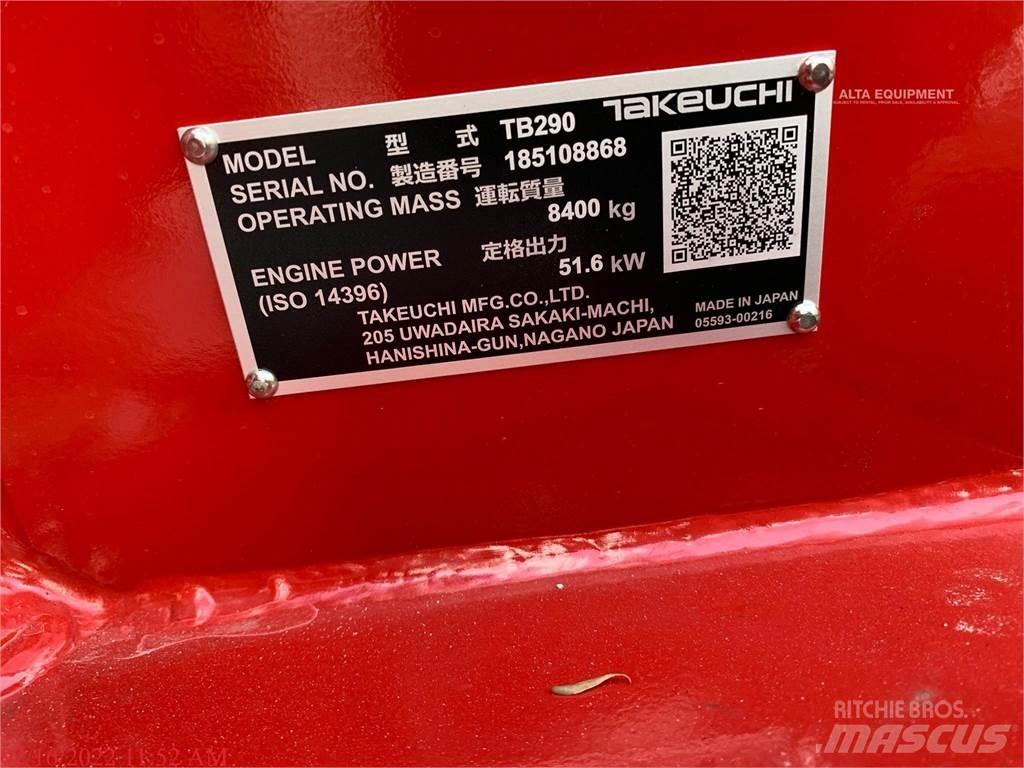 Takeuchi TB290 Bageri gusjeničari