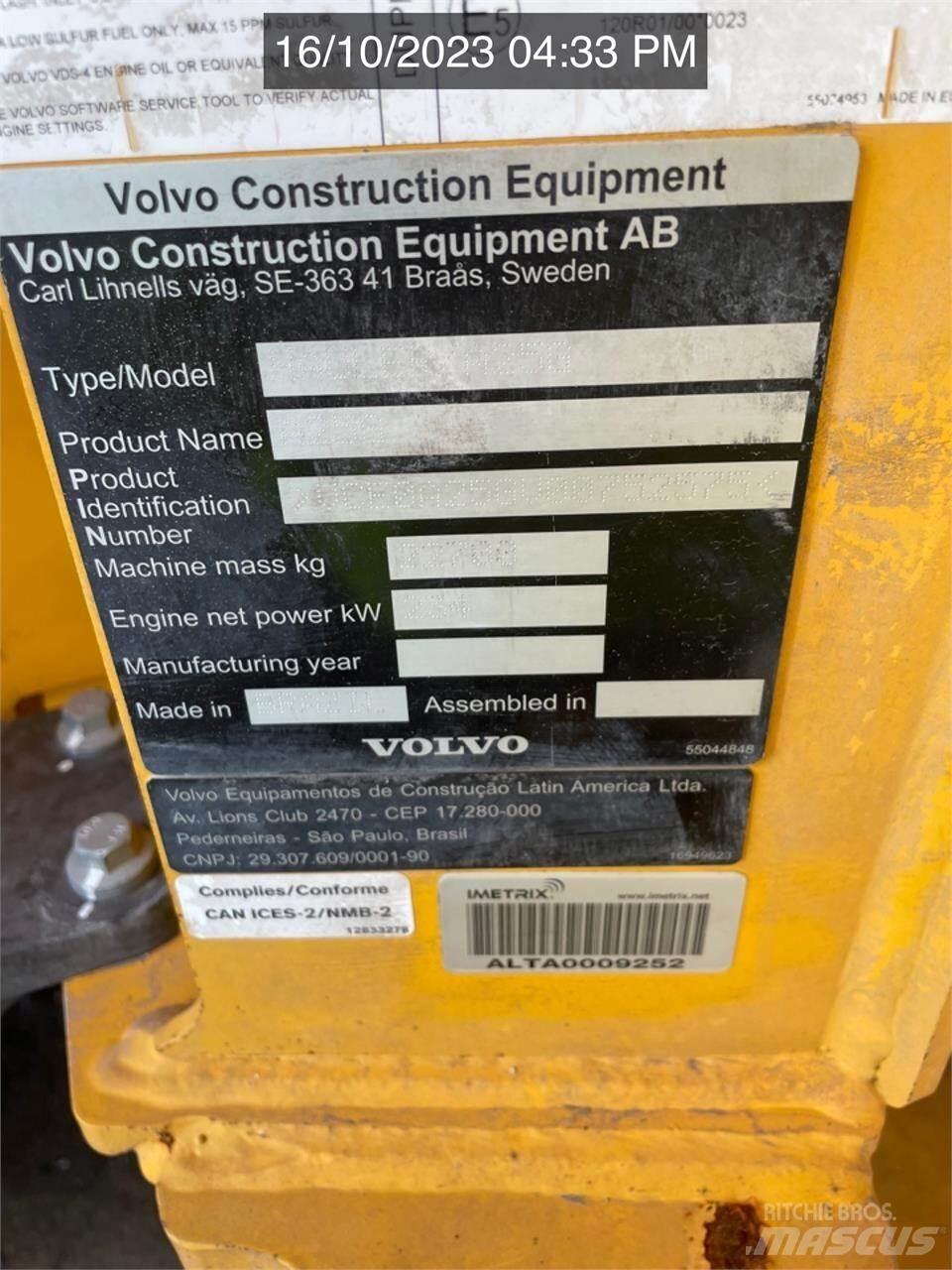 Volvo A25G Zglobni demperi