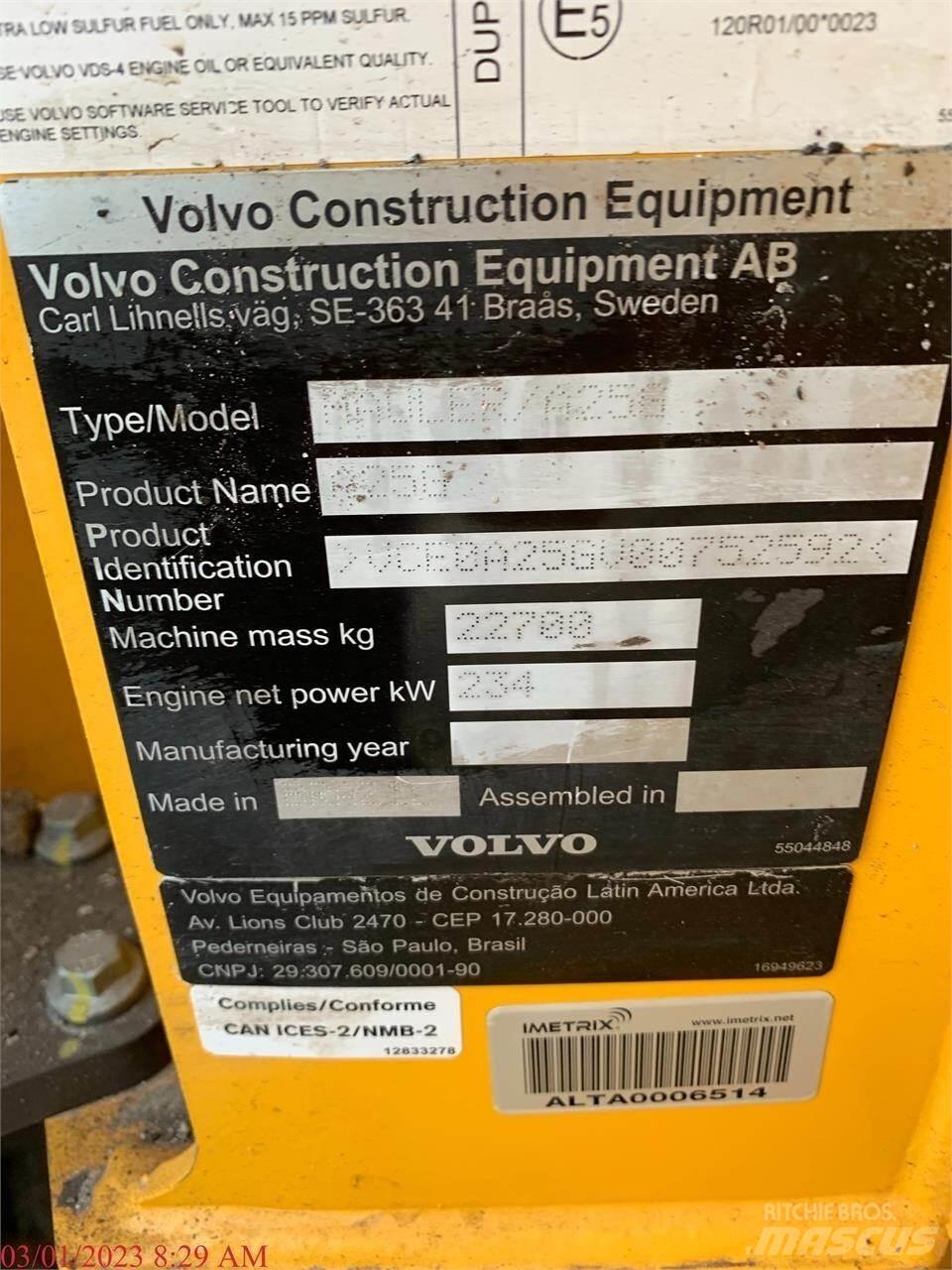 Volvo A25G Zglobni demperi