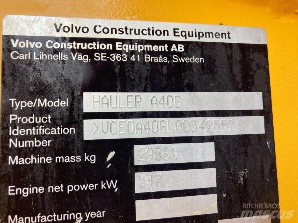 Volvo A40G Zglobni demperi