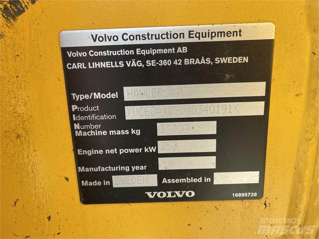 Volvo A40G Kamioni za vodu