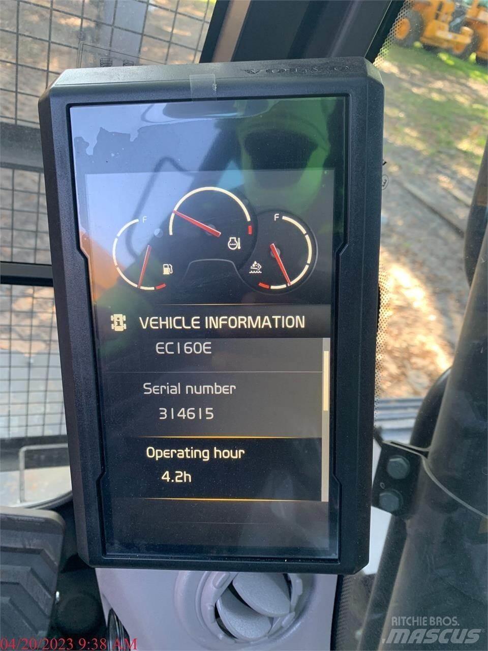 Volvo EC160EL Bageri gusjeničari