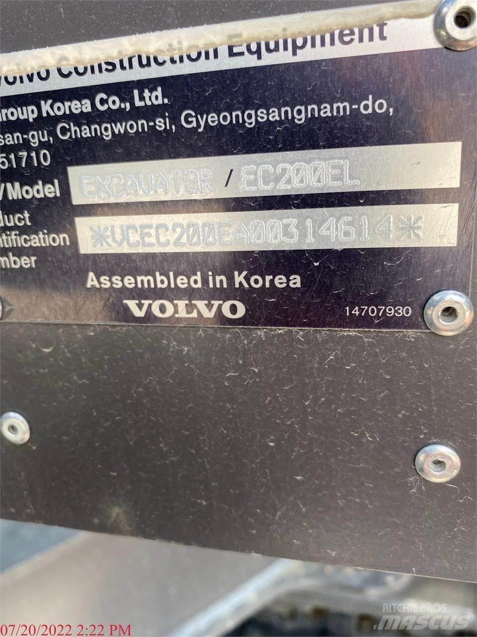 Volvo EC200EL Bageri gusjeničari
