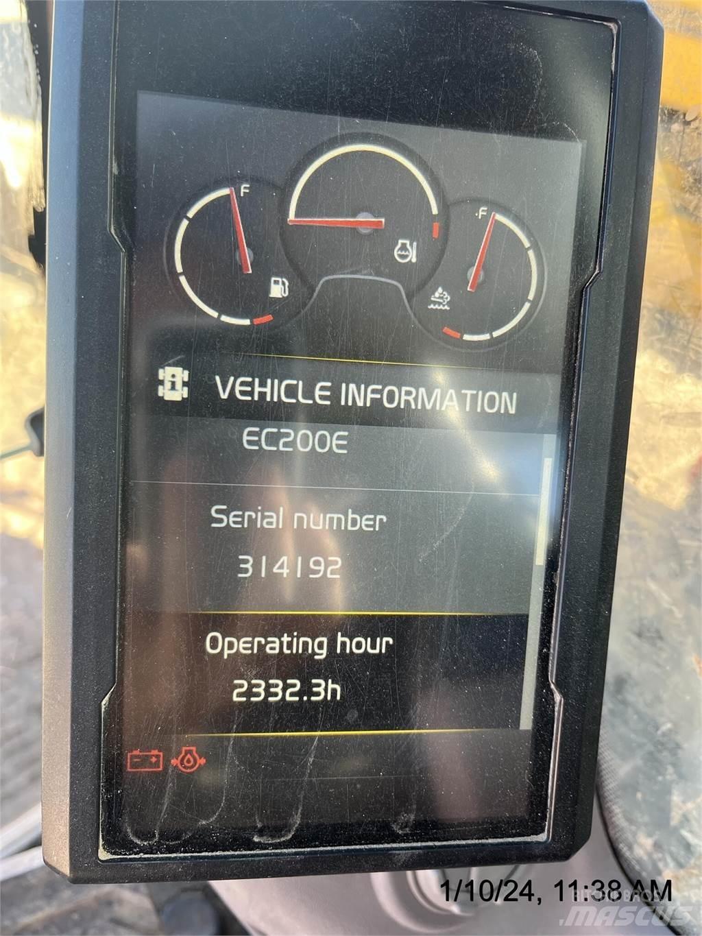 Volvo EC200EL Bageri gusjeničari