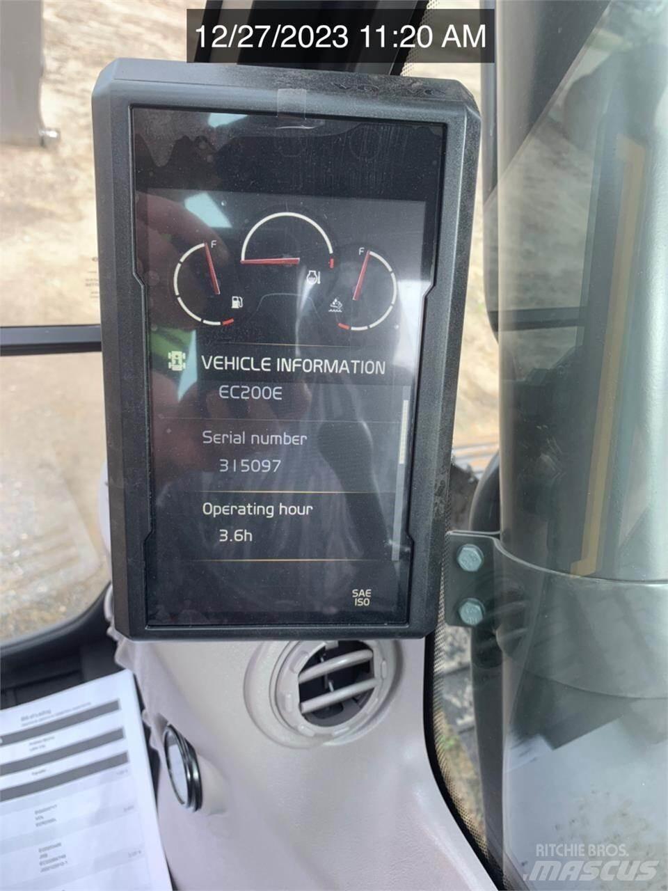 Volvo EC200EL Bageri gusjeničari